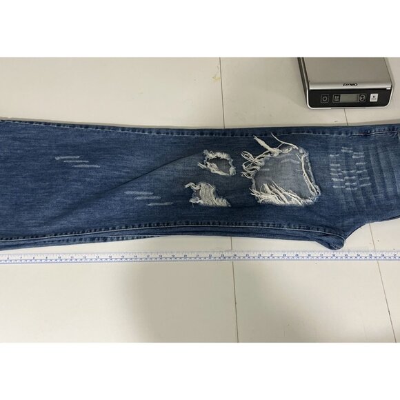 Uniq by Litz Distressed Flared Jeans Women's Size 27 - Picture 14 of 14